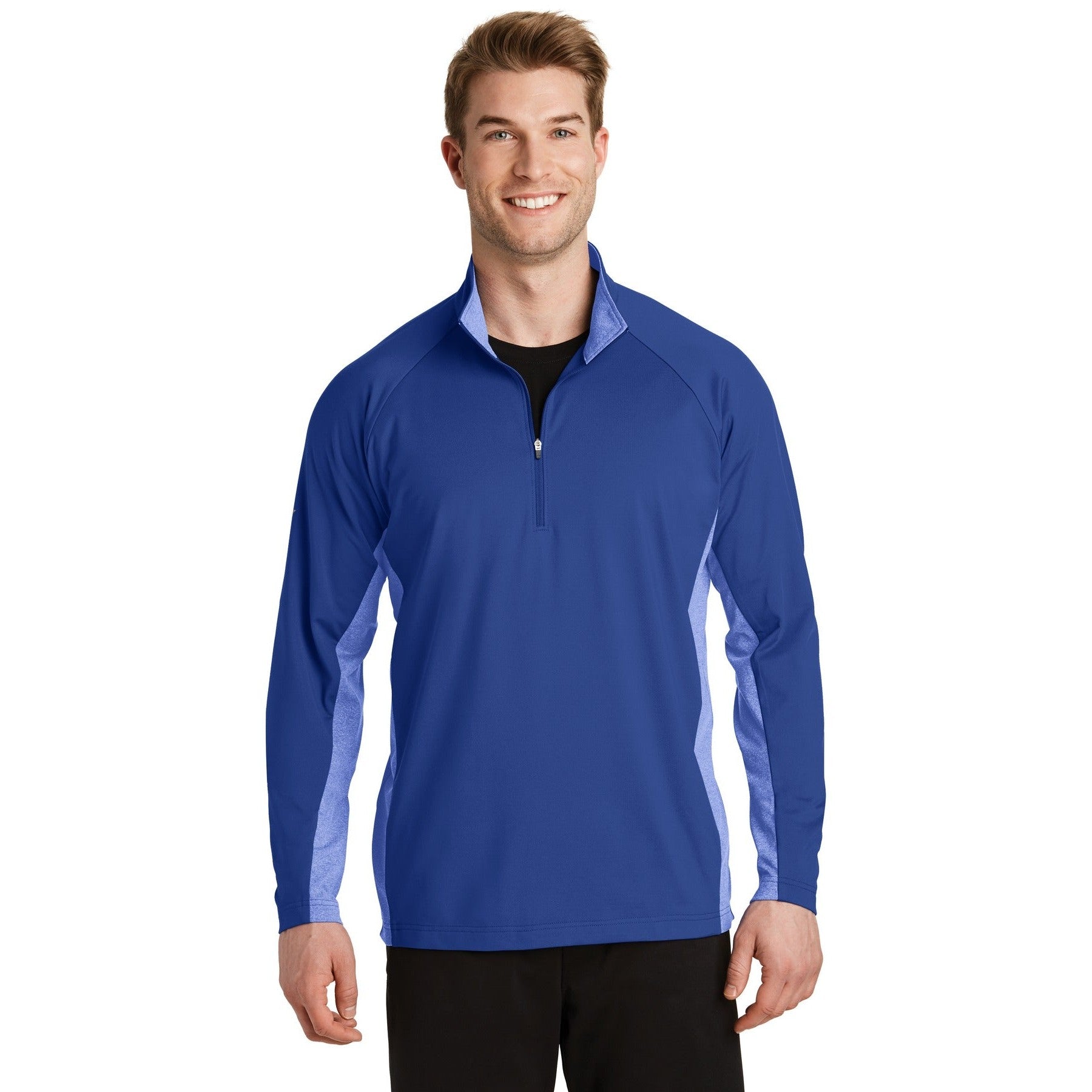 Sport-Tek-Sport-Tek® Sport-Wick® Stretch Contrast 1/4-Zip Pullover. ST854-MedTech-4